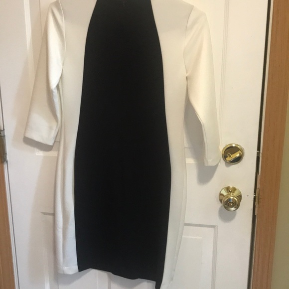 💕Flattering color block Madison Leigh 3/4 sleeve dress - Picture 7 of 8